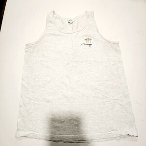 Mirage Las Vegas Hotel Casino Heathered Light Grey 100% Cotton Tank Top Large L